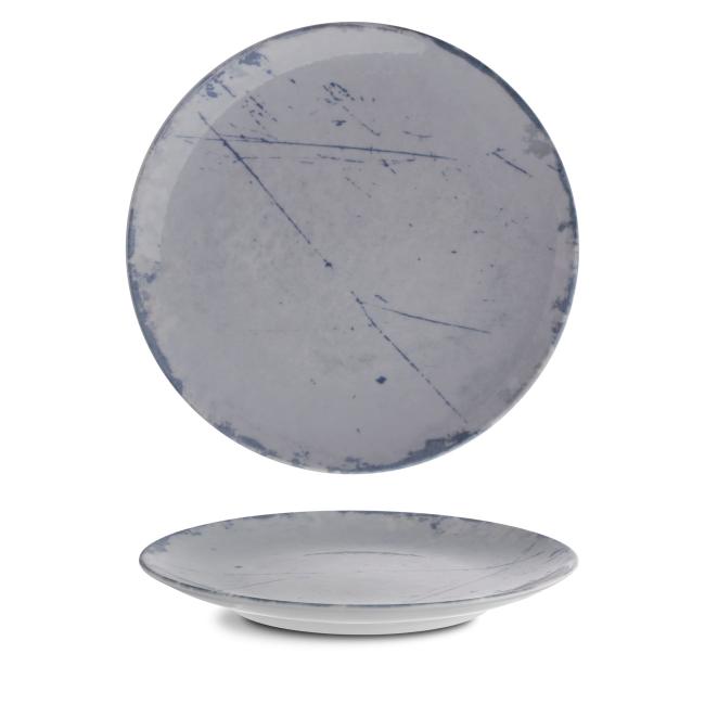 Порцеланова плитка чиния, ф30см, Stone blue - G.Benedikt