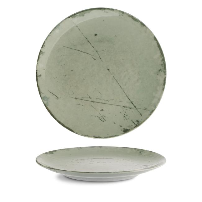 Порцеланова плитка чиния, ф30см, Stone green - G.Benedikt