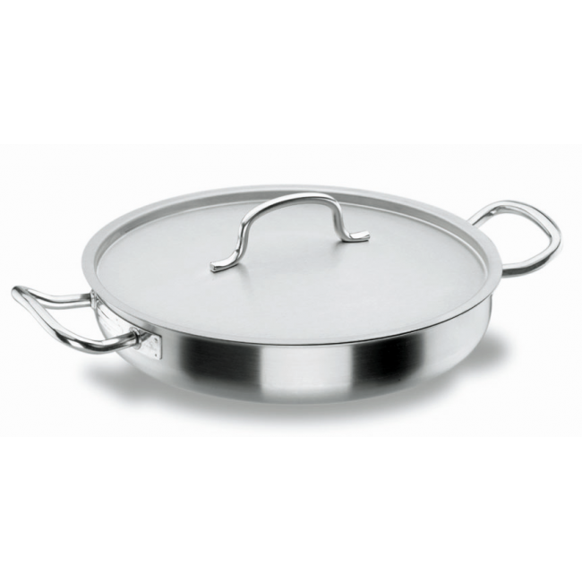 Иноксова тава с капак  Chef-Classic ф24см  h6см  2.7л - Lacor