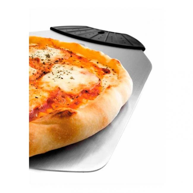 Иноксово гребло за пица с пластмасова дръжка 25х36см - Lacor