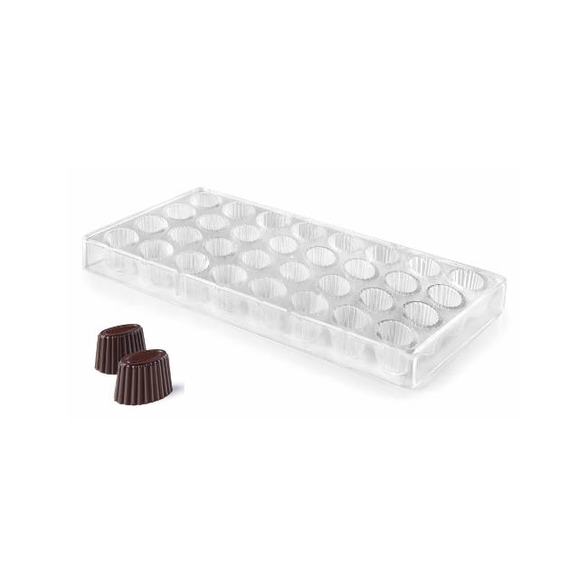 Форма за бонбони, полистирен , 3х1.8см, h1.9см (външна част : 27.5х13.5см) - Lacor