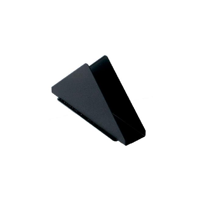 Иноксов салфетник, триъгълен, черен – MAK