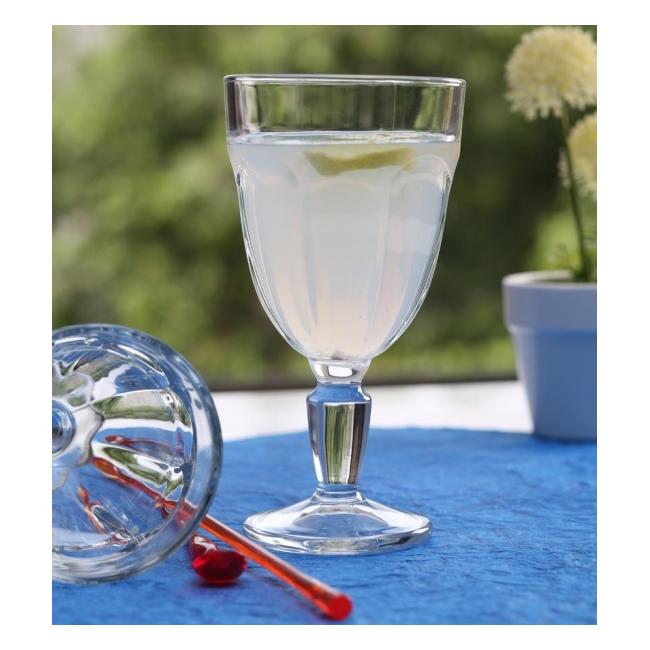 Стъклена чаша за вода / безалкохолни напитки  на столче 320мл CASABLANCA - Pasabahce