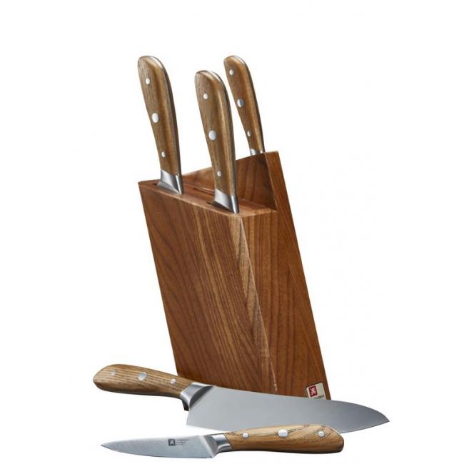 Комплект кухненски ножове - 5 бр. с дървена стойка SCANDI - Richardson Sheffield