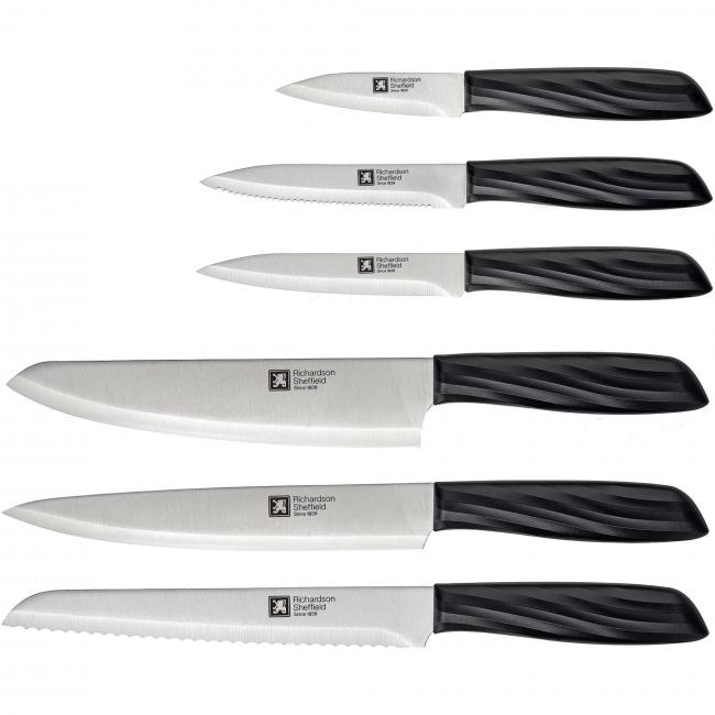 Комплект кухненски ножове  6 бр. на стойка Spectrum  Lagoon - Richardson Sheffield