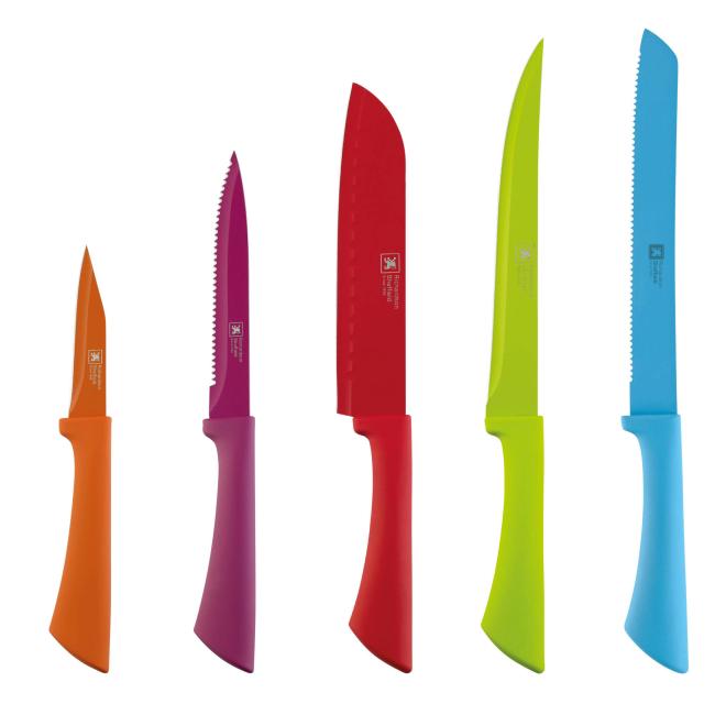 Комплект от 5 кухненски цветни ножове, Love colour - Richardson Sheffield