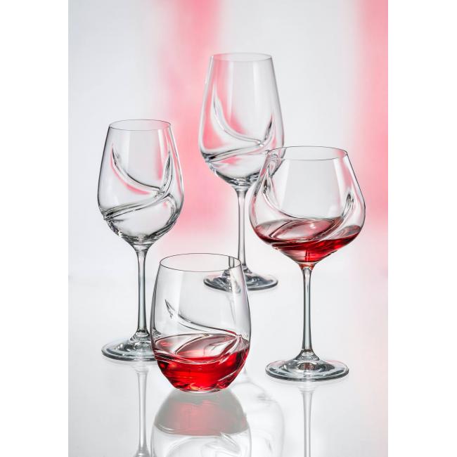 Стъклена чаша за червено вино 350мл  TURBULENCE (40774)  (CX47) - Crystalex