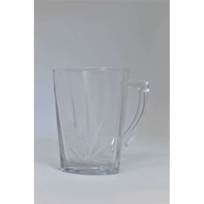Стъклена чаша за топли напитки с дръжка 150мл NAZ 426 