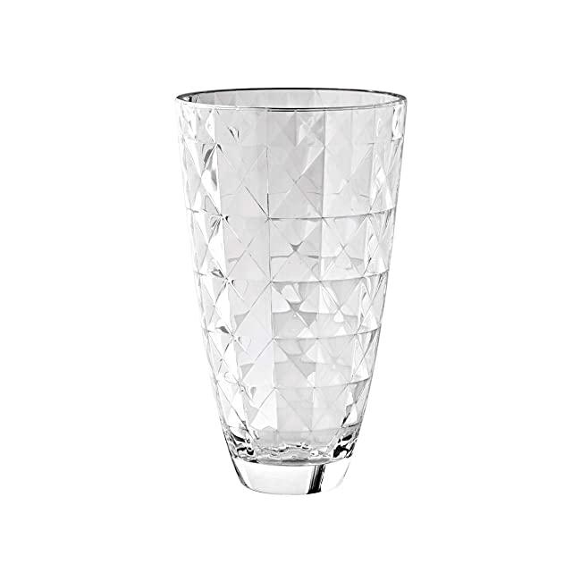 Стъклена ваза h24см CARRE 66139 - VIDIVI