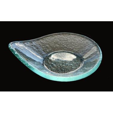 Стъклена чинийка за хапки капка 8х10см (HC-03207) - Horecano