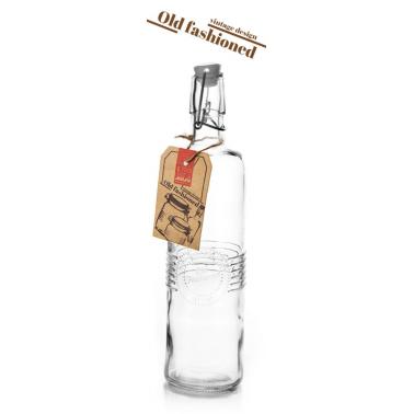 Стъклена бутилка с клипс 750мл  OLD FASHIONED  (212732) - Horecano