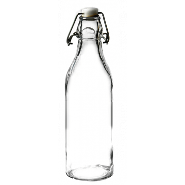 Стъклена бутилка кръгла 520мл  WB-12262  - Horecano