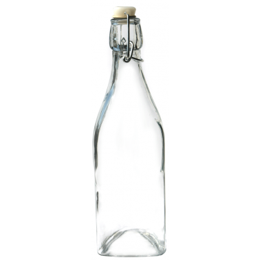 Стъклена бутилка триъгълна 560мл WB-12264 - Horecano