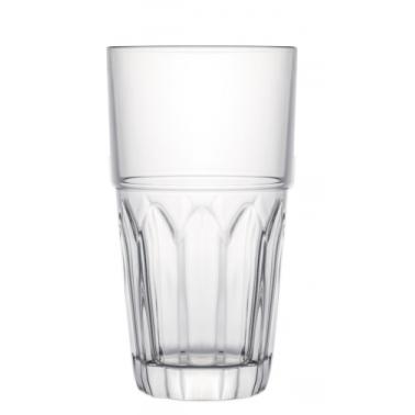 Стъклена чаша за вода / безалкохолни напитки висока 340мл  