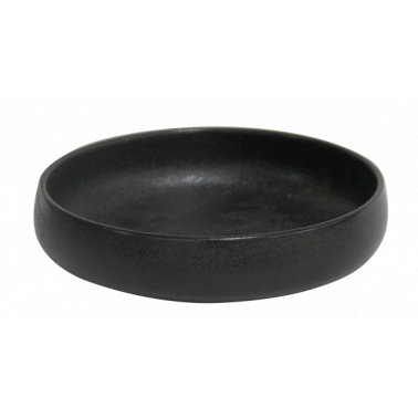 Керамична дълбока чиния черна  15,2xh4см  HORECANO- (1642)