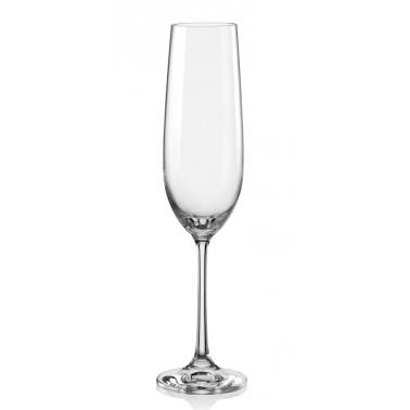 Стъклена чаша за шампанско 190мл VIOLA(40729)  (CX56) - Crystalex