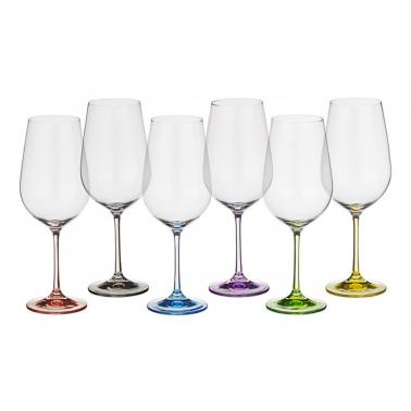 Стъклена чаша за червено вино 550мл RAINBOW(40729) - Crystalex