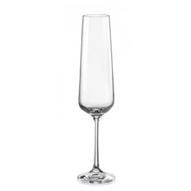 Стъклена чаша за шампанско 200мл SANDRA-(B40728/200) (B40728-200104) - Crystalex