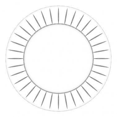 Стъклена подложна чиния 32см ACCADEMIA (67610M) - VIDIVI