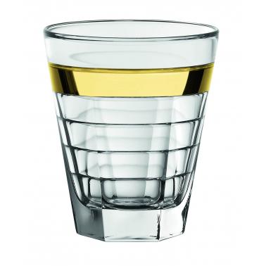 Стъклена чаша за алкохол / аператив със златен кант  340мл  9,2xh11см  VIDIVI-BAGUETTE (64326EM)