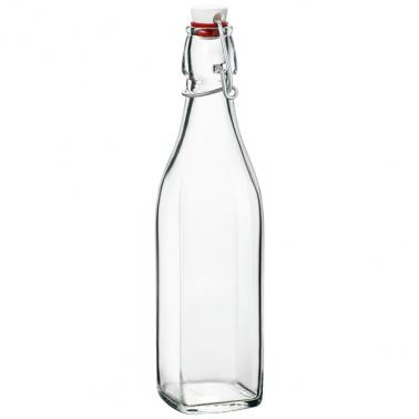 Стъклена бутилка прозрачна 1л  SWING (3.14720) - Bormioli Rocco 