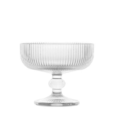 Стъклена чаша на столче за десерти 280мл Ø12xh10см HORECANO-BLOOM-(AT122107) - Horecano