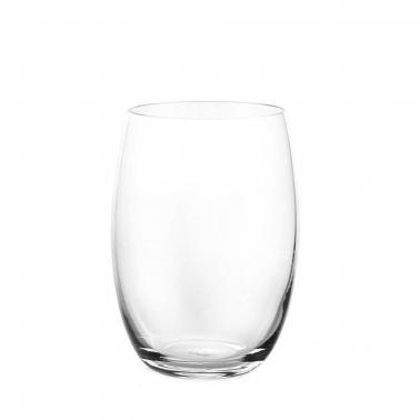 Стъклена чаша за вода / безалкохолни напитки висока 390мл   
