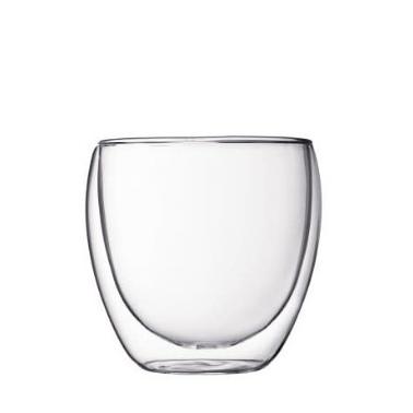 Стъклена двустенна чаша за топли напитки 250мл (HC-12240) - Horecano