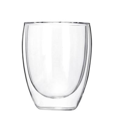 Стъклена двустенна чаша за топли напитки 350мл (HC-12241) - Horecano