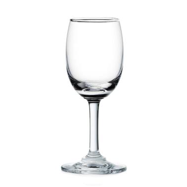 Стъклена чаша за вино на столче 130мл 