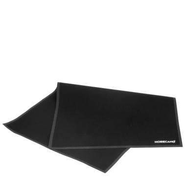 Памучна кърпа за забърсване и полиране 39x64см черна (HC-15194) (0453AA) - Horecano