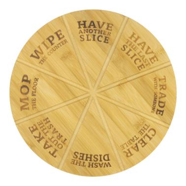 Бамбуков талар за пица ф30xh1,5см разграфен (BW1543) - Horecano