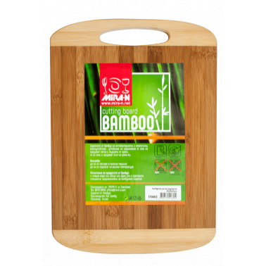 Бамбукова дъска  двуцветна 30x40x1,8см  (T5604) - Horecano
