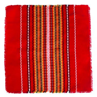 Битова салфетка - текстил 40x40см червена (BV17367) - Horecano