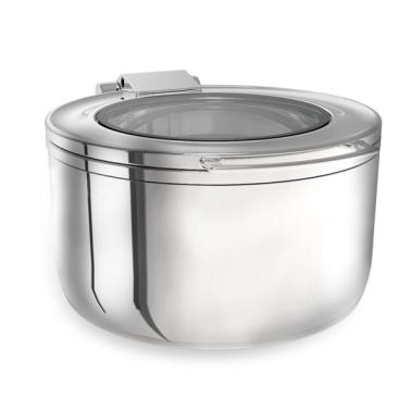 Иноксово Бен Мари за супа с прозрачен капак 14,3л 46x40x25см (57011015) - Horecano