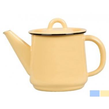 Емайлиран чайник без декор 1л с различни разцветки (2c202) P - Horecano