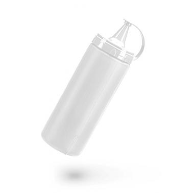Пластмасова бутилка за сос 400мл прозрачна TZ-AP-9028-(AP-9028) - Titiz