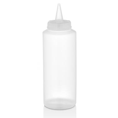 Пластмасова бутилка за сос 700мл прозрачна TZ-AP-9029-(AP-9029) - Titiz 