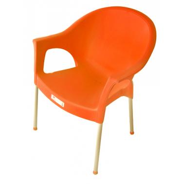 Пластмасов стол оранжев BERGAMA (HK-425) -  Irak Plastik