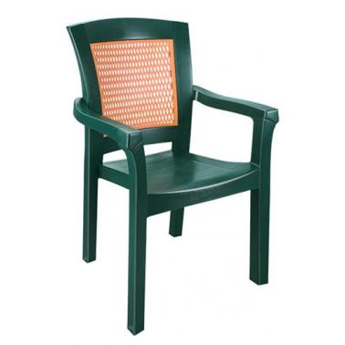 Пластмасов стол с решетка зелен СИДЕ (HK-500)  -  Irak Plastik