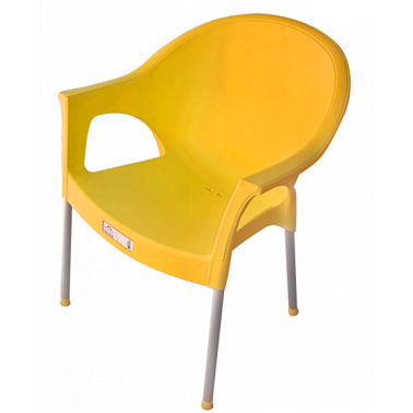 Пластмасов стол жълт BERGAMA (HK-425) -  Irak Plastik