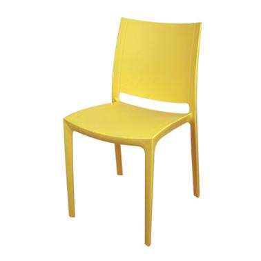 Пластмасов стол лимонено жълто 