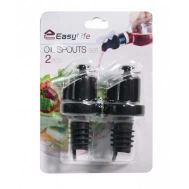 Пластмасови резервни накрайници за бутилки за олио/оцет 2бр  Easy Life (320BC2)