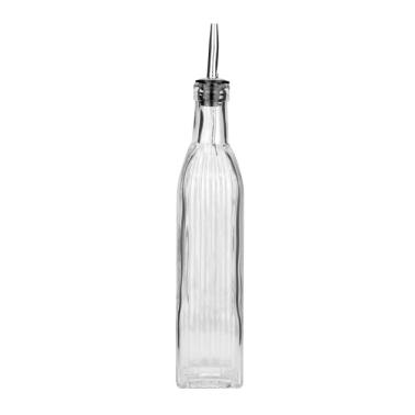 Стъклена бутилка за оцет/олио 500мл квадратна TOP-(339716) - Horecano