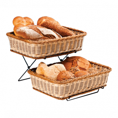 Полипропиленови панери за хляб 2бр. със стойка 27x36x9 см. (B-RE 3009-0130)AN - Alkan