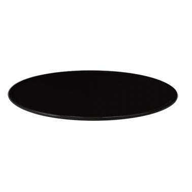 Меламиново плато кръгло черно 32,5x32,5x1см  (K-2046)AN - Alkan