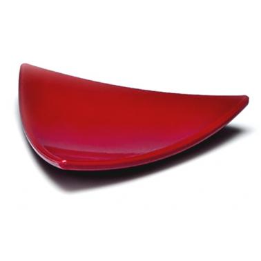Меламинова чинийка триъгълна  червена 10,5x10,5x1см   (K-3511)AN - Alkan
