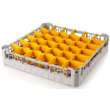 Полипропиленова кошница за съдомиялна машина с разделител 36 места (BD-36)(43003036)PP - Plast Port