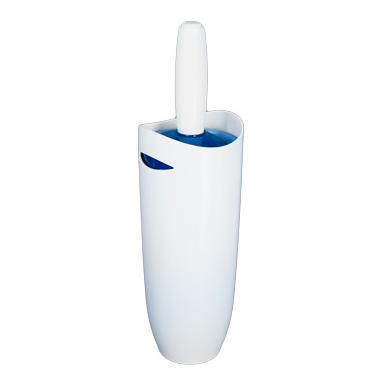 Пластмасова четка   за тоалетна бяло/синьо PN-(E05-13)   - Primanova