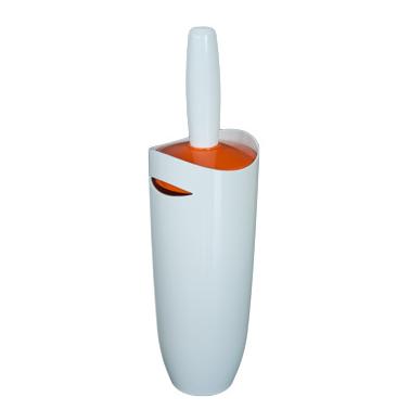 Пластмасова четка   за тоалетна бяло/оранжево PN-(E05-08)  - Primanova